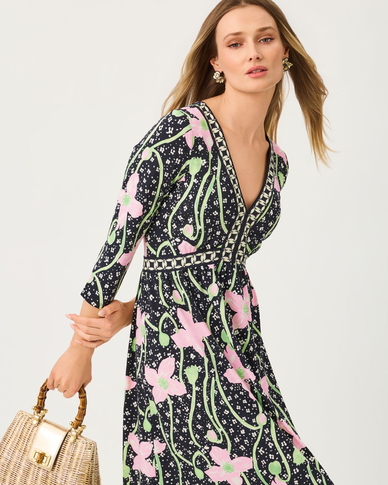 Harlynn Maxi Dress In Blushing Blooms