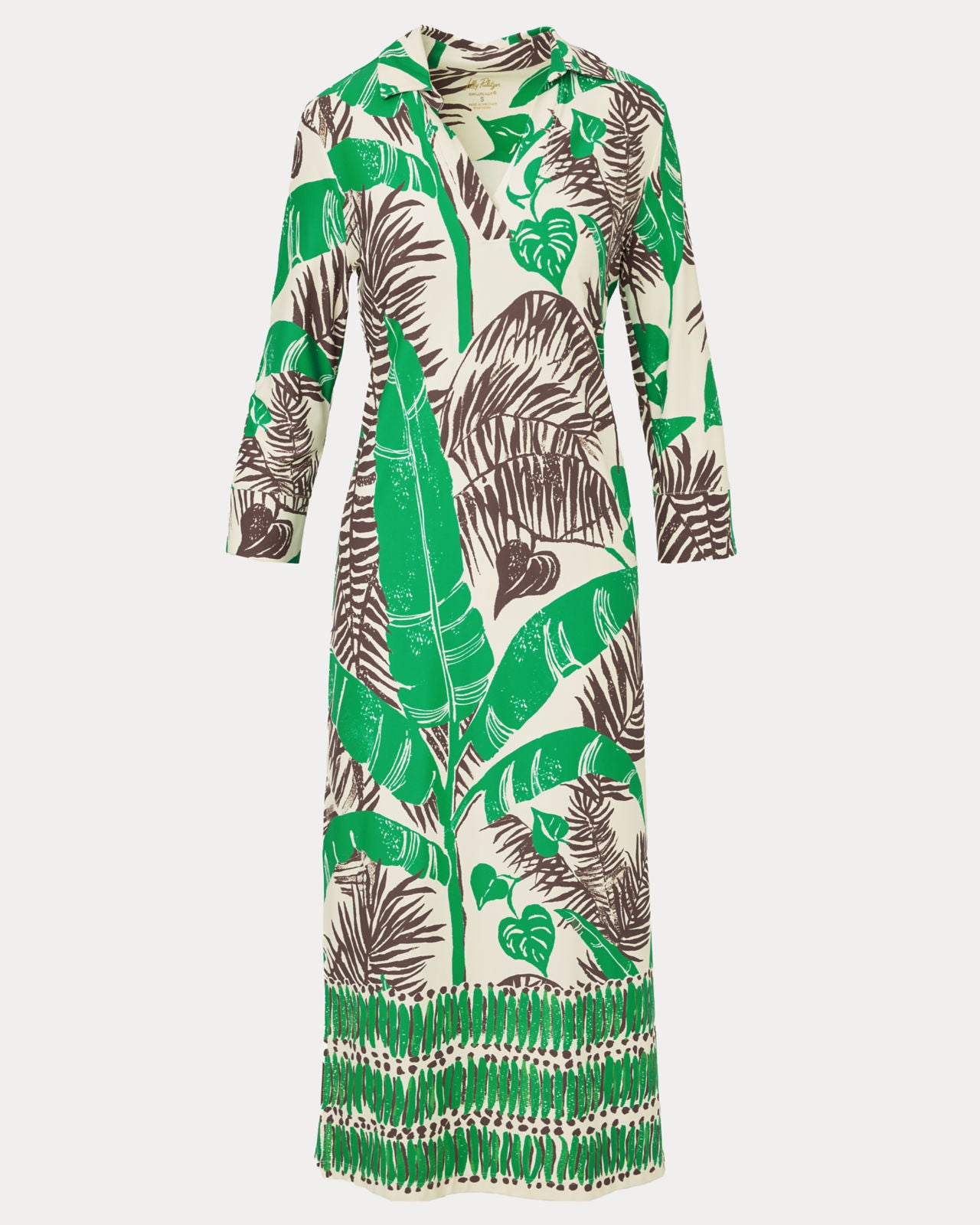Mandi UPF 50+ Midi Dress In Hide And Leaf