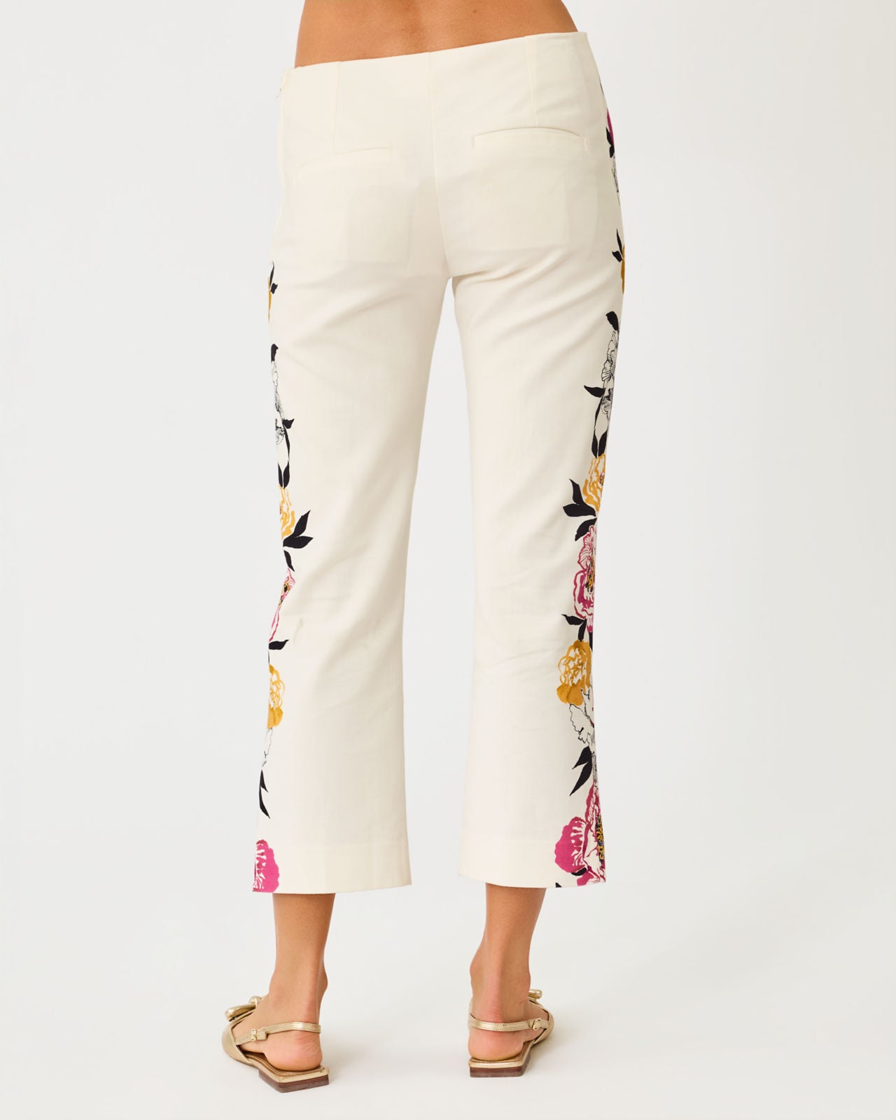 Marta Stretch Pant In Peony Perfection