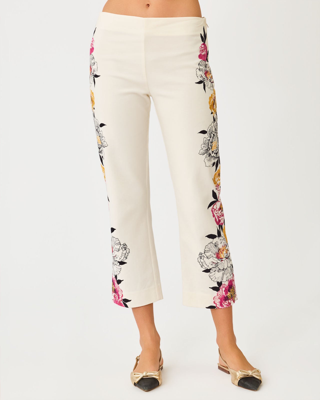 Marta Stretch Pant In Peony Perfection