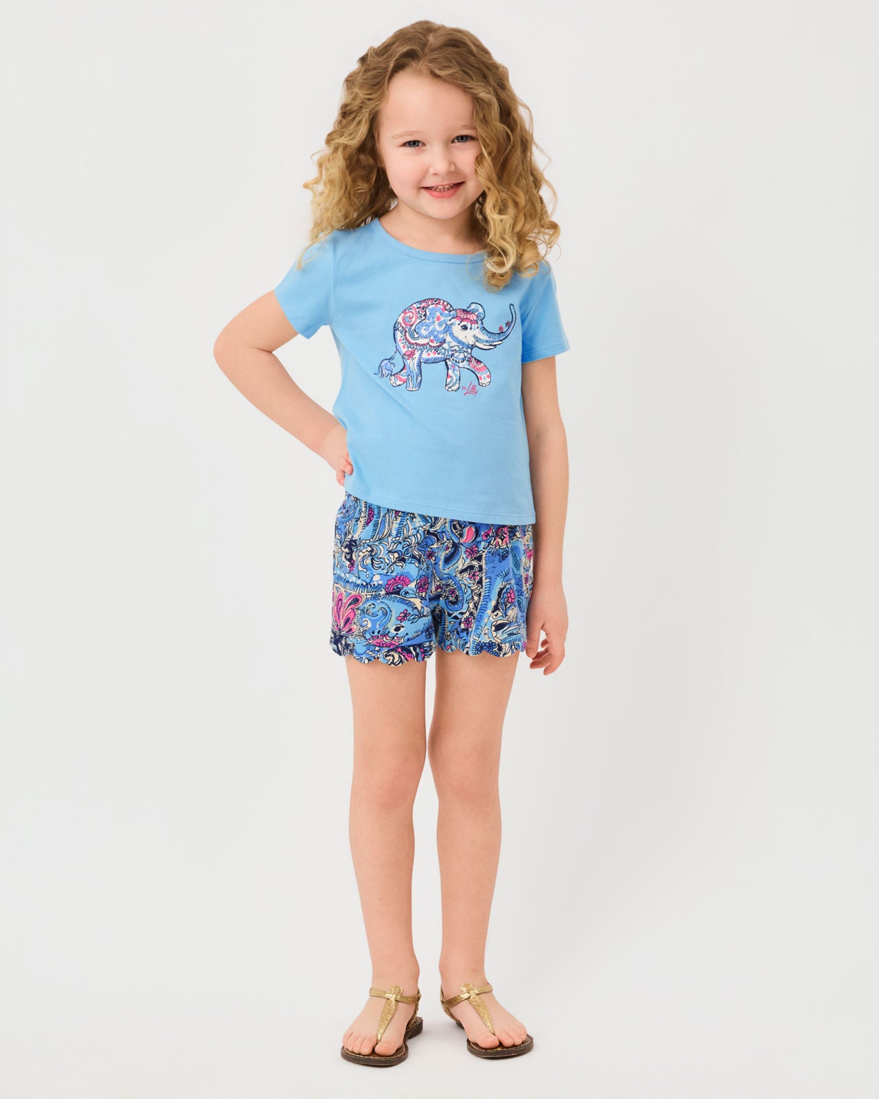 Mini Leva Short In Paisley Parade