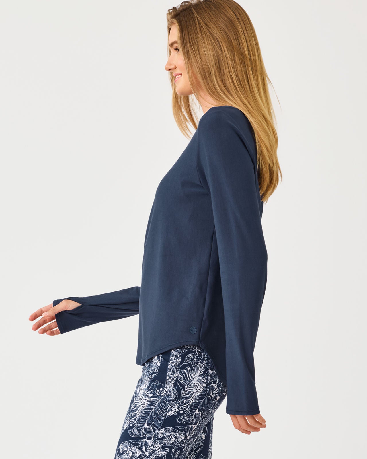 Affirmation Pullover in Low Tide Navy