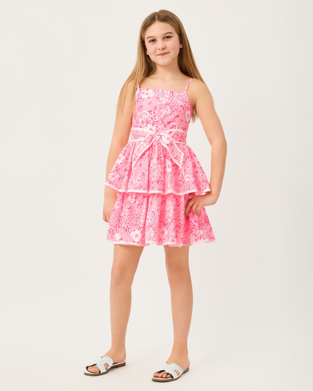 Ambie Ruffle Dress In Burst Of Joy