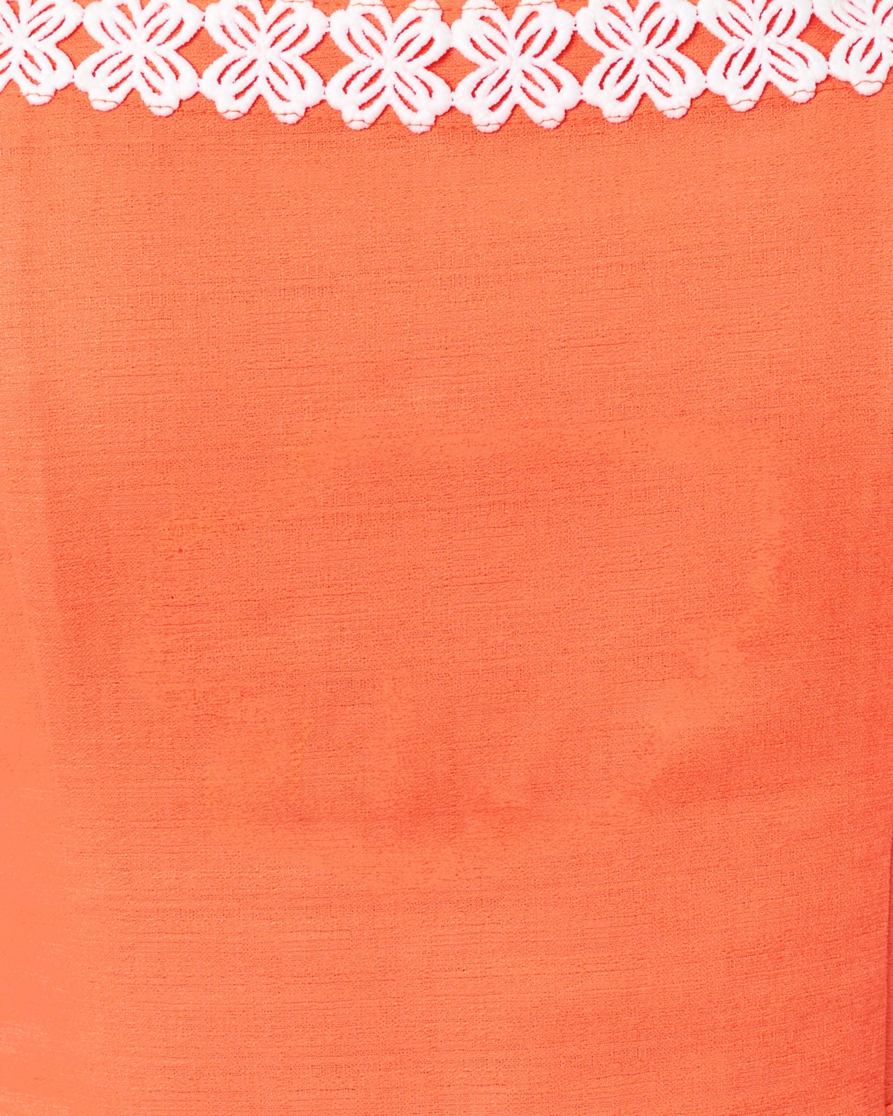 Isleen Skirted Romper In Sunset Orange