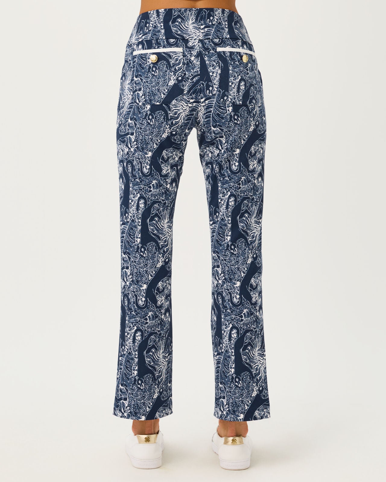 Corso Kick Flare Pant In Palm Prowl