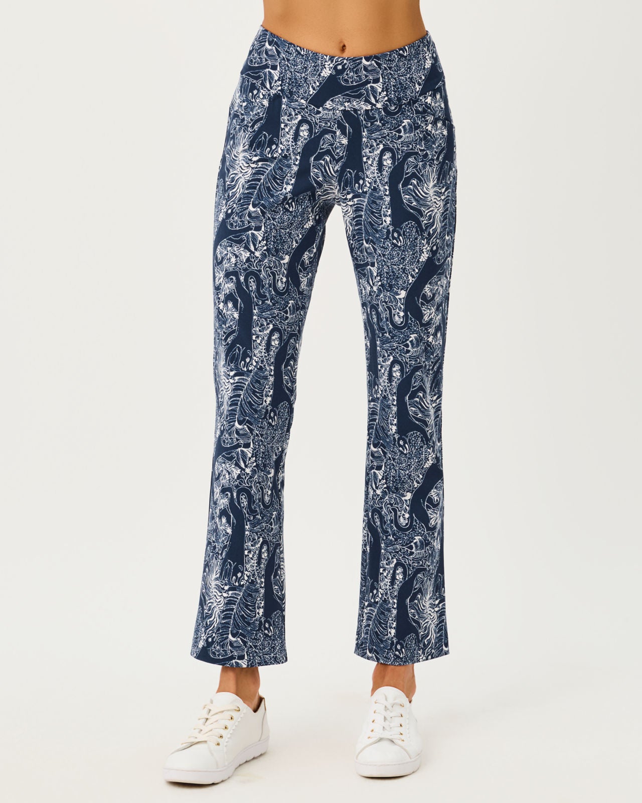 Corso Kick Flare Pant In Palm Prowl