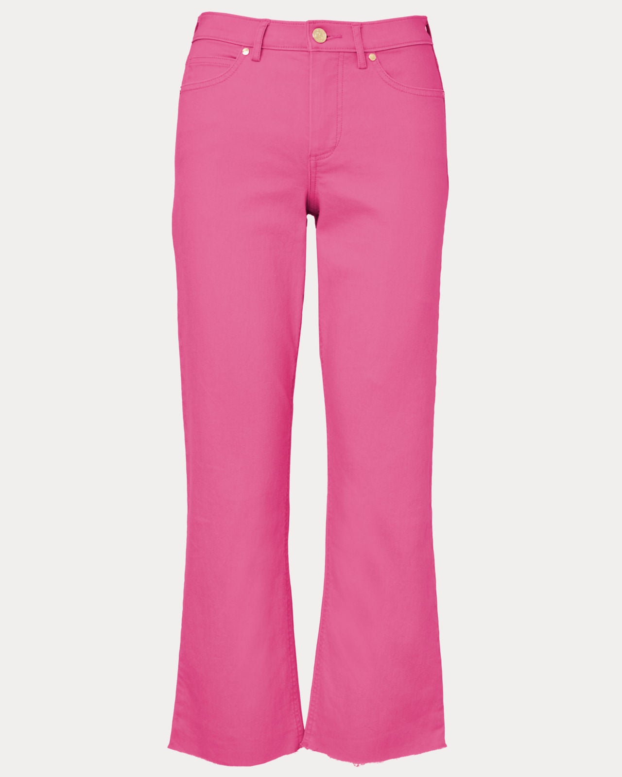 Lindessa High Rise Crop Jean In Pink Aster