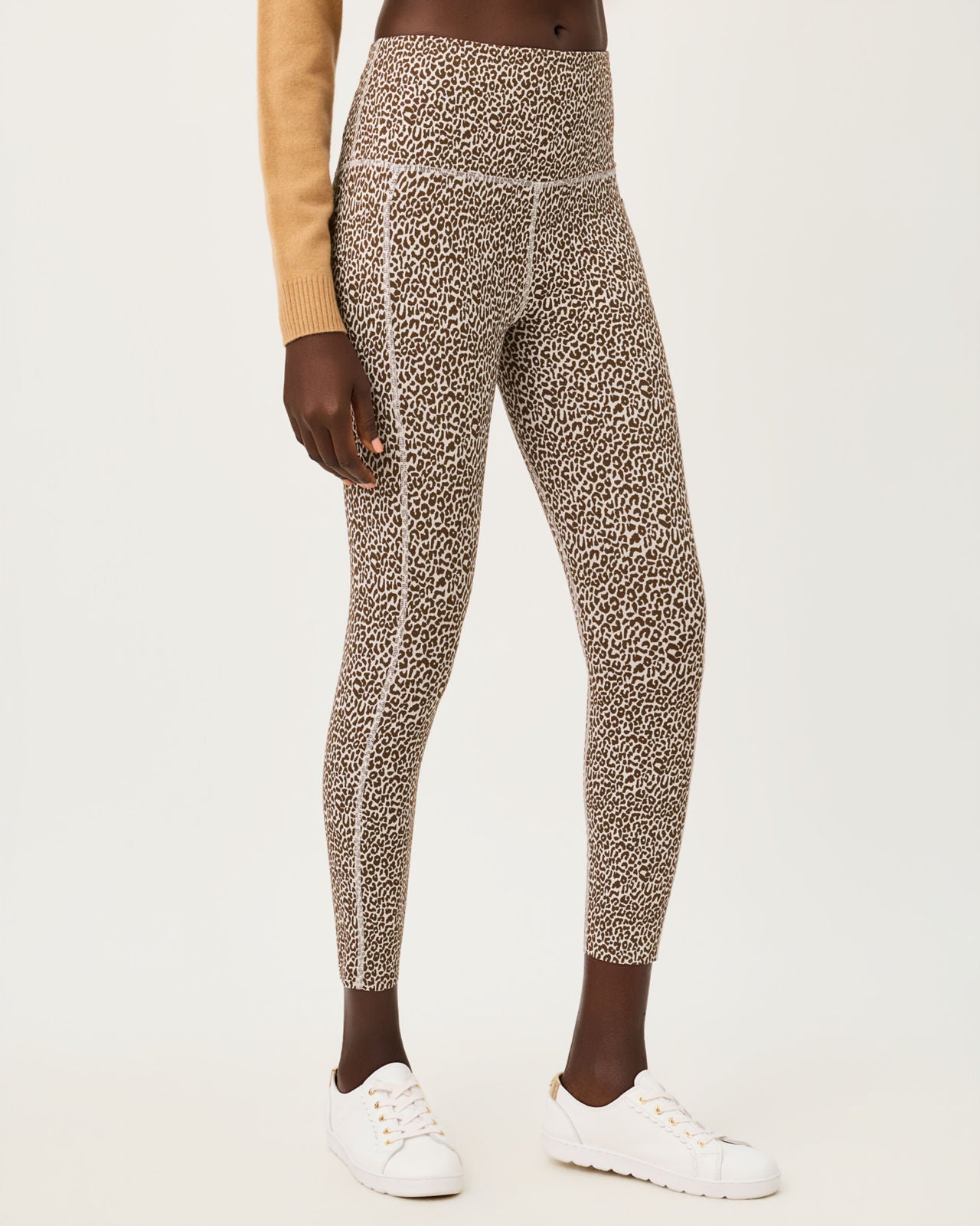 Endurance High Rise Midi In Twisted Up Active Jacquard