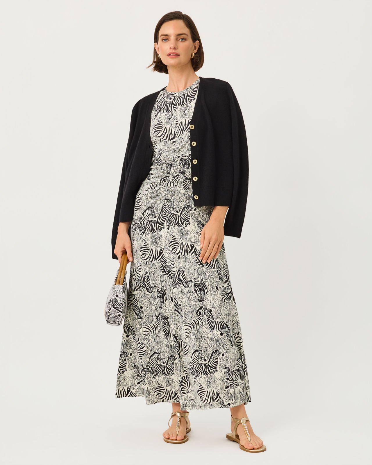 Alma Midi Dress UPF 50+ In Coconut Z