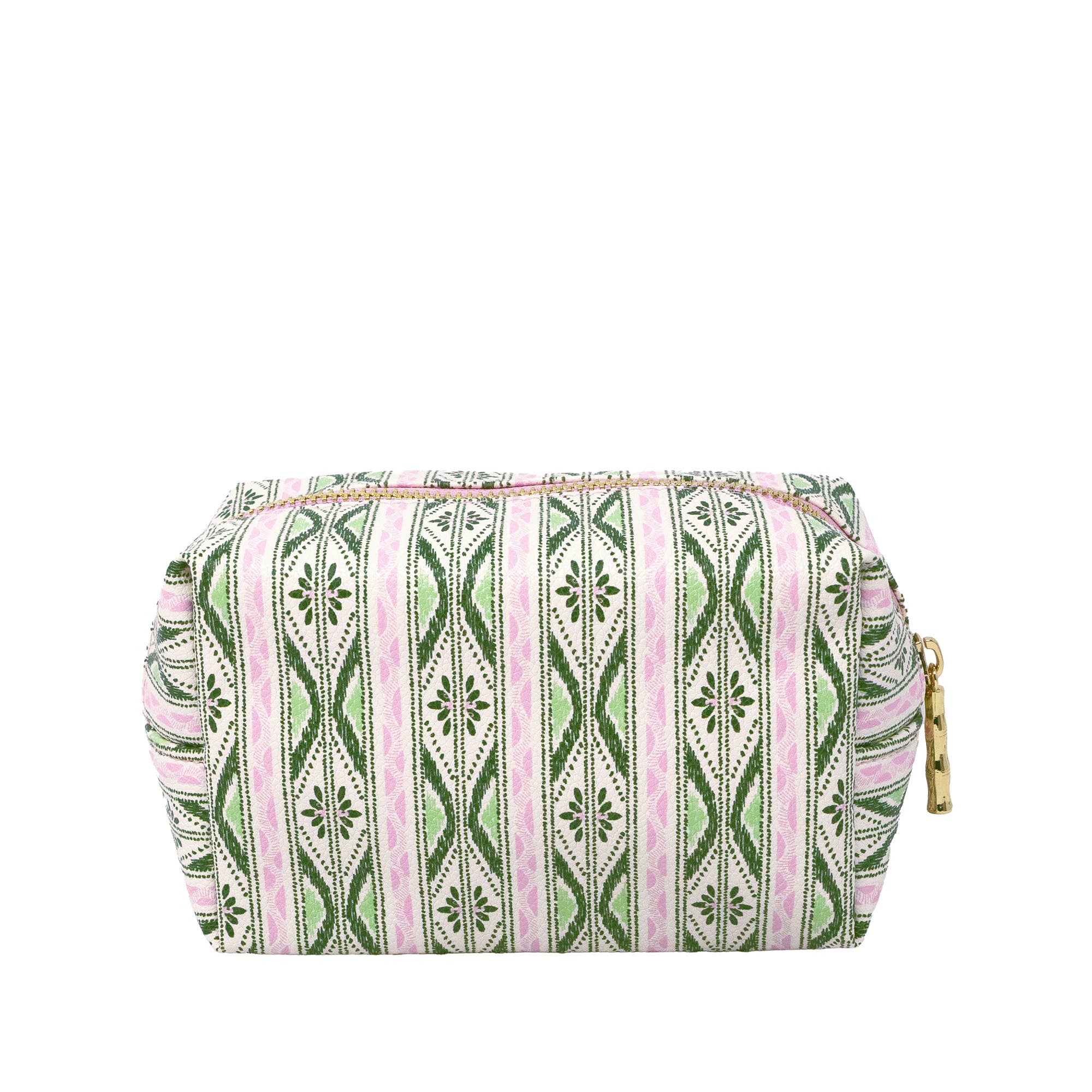 Toiletry Case, Textured Palm Stripe