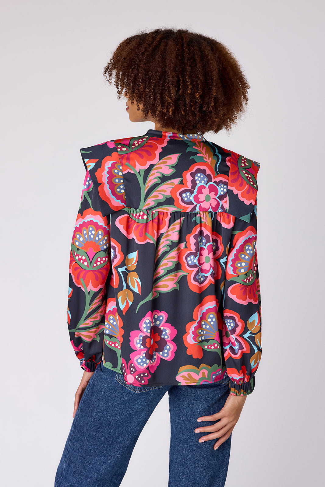 Gaines Top in Cosmic Floral