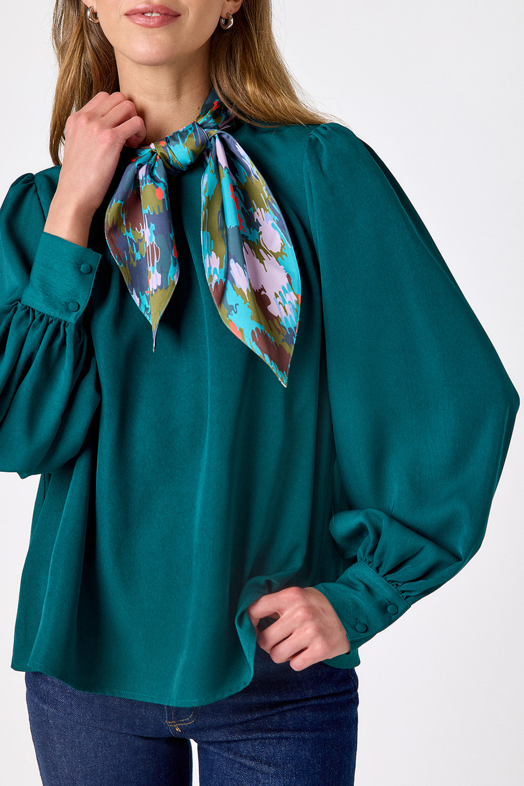 Estelle Top in Verdigris