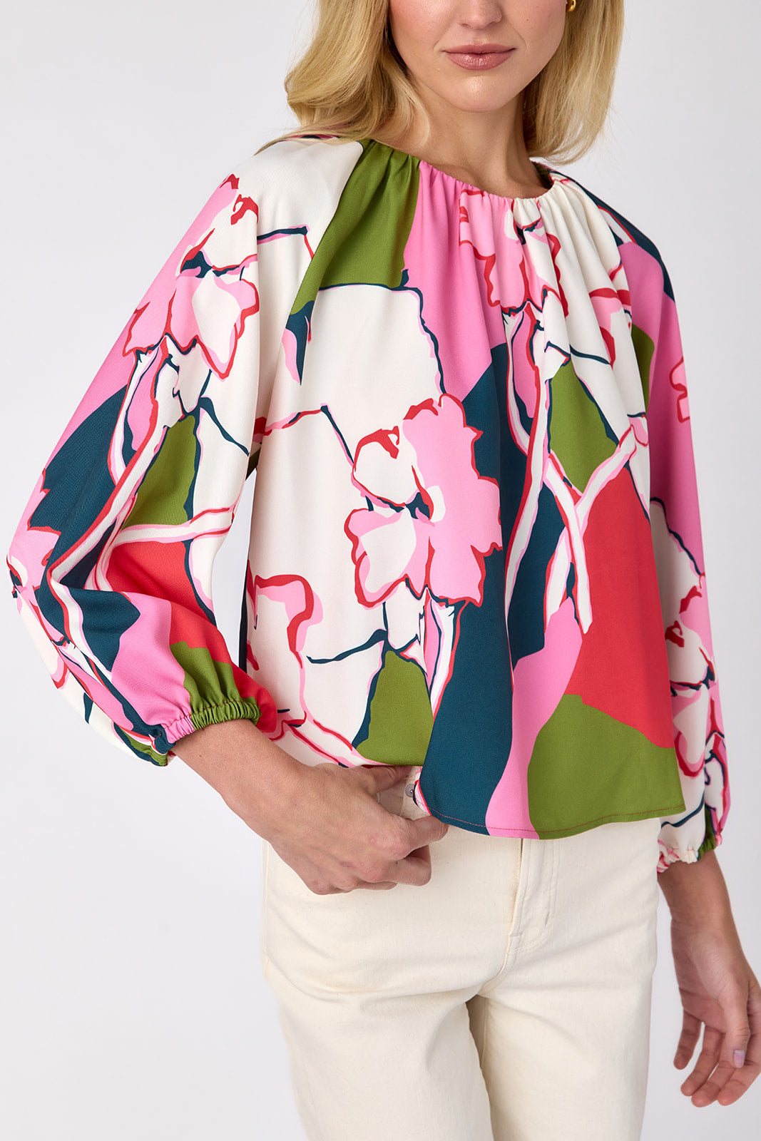 Claudia Blouse in Artistic Garden