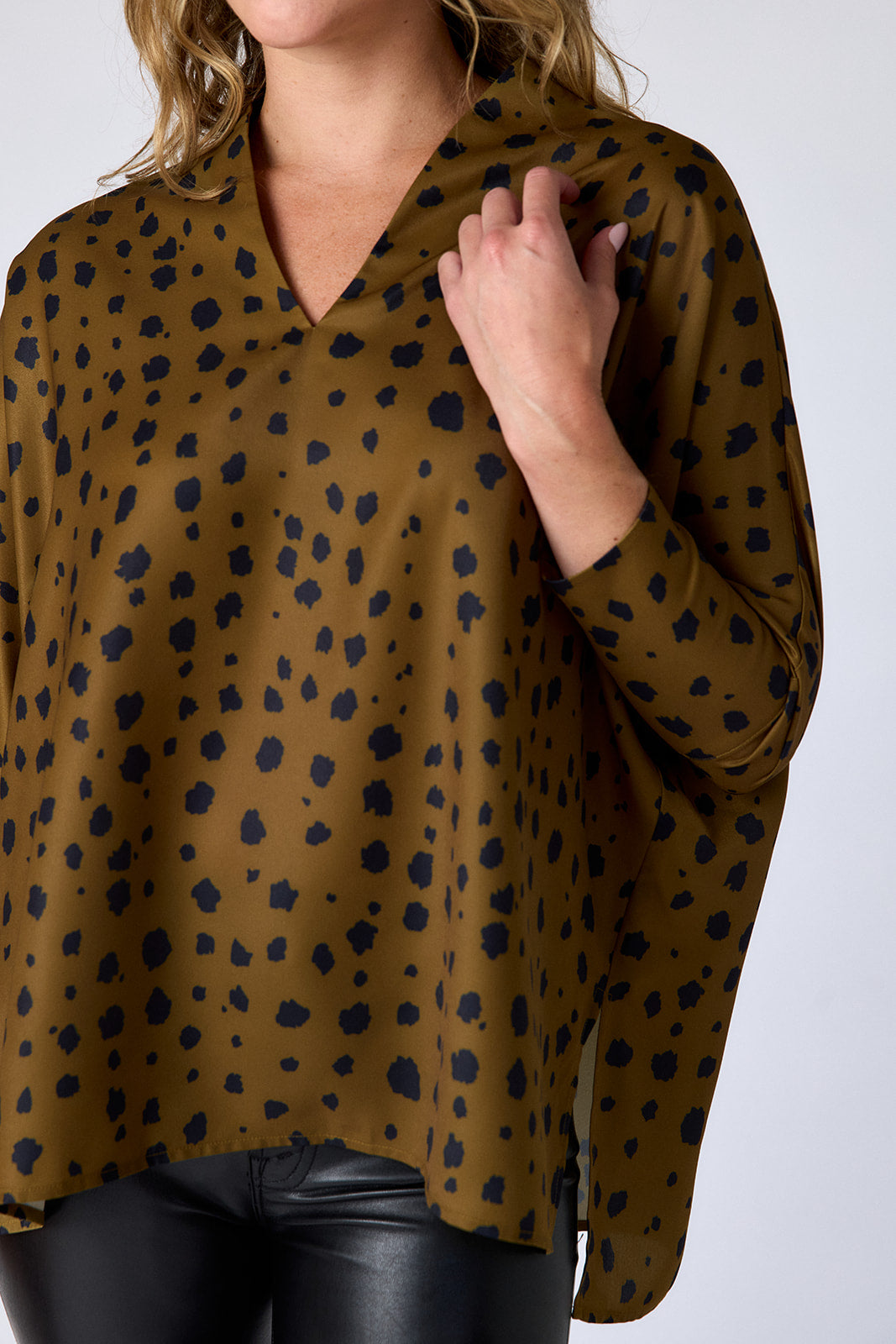 Keaton Tunic in Ink Spots