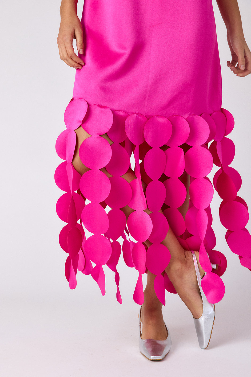 Ponce Party Dress in Mollie Pink