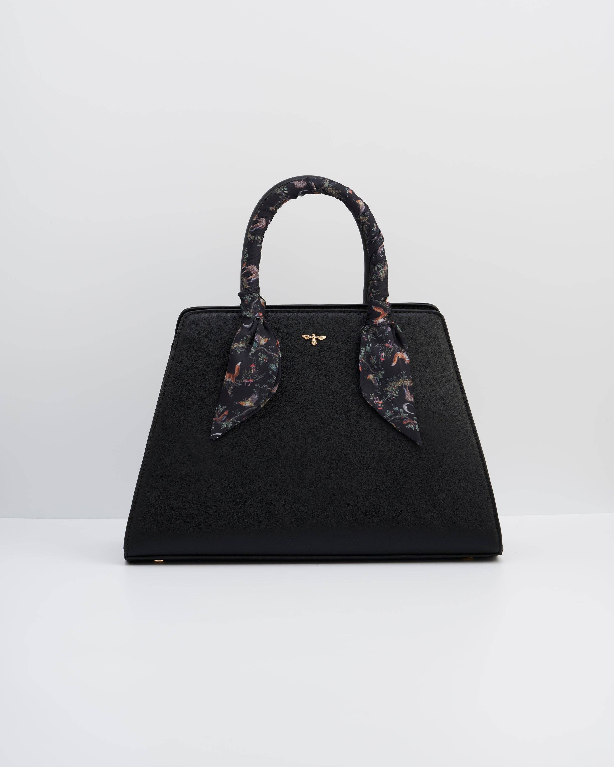 Black Structured Tote