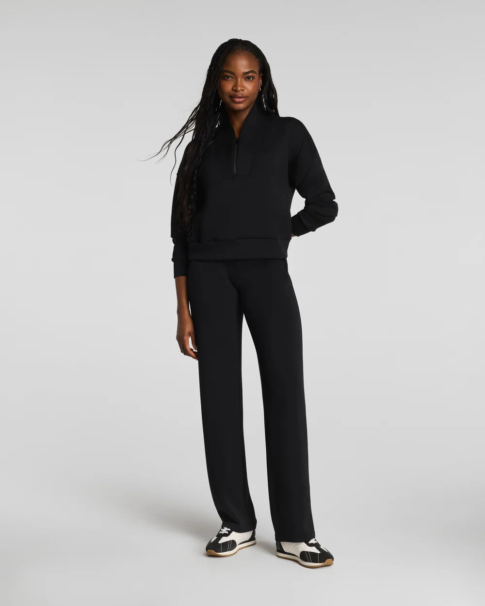 Straight Leg Pant in Black