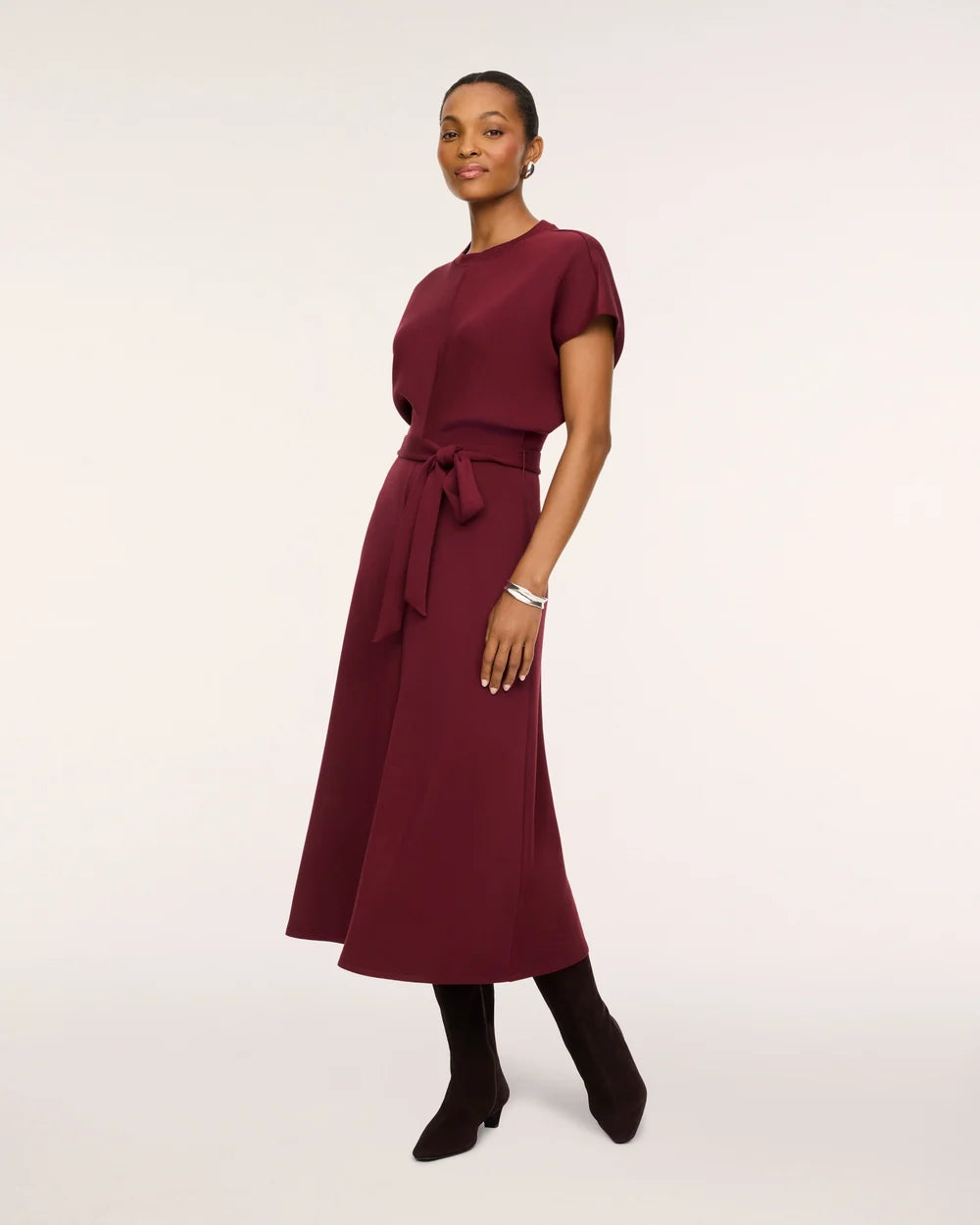 Spanx Airessentials Draped Tie-Waist Maxi Dress