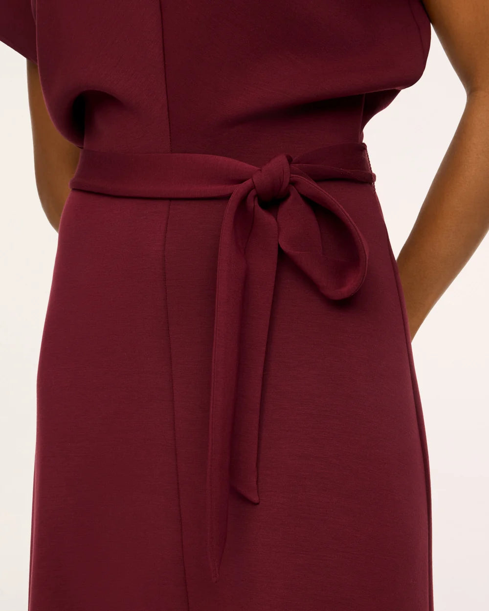 Spanx Airessentials Draped Tie-Waist Maxi Dress