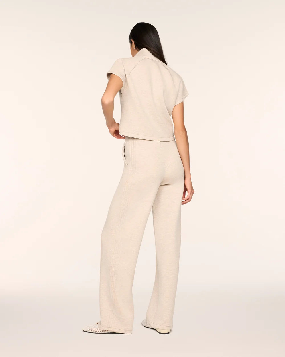 Spanx Airessentials® Pintuck Half Zip Jumpsuit