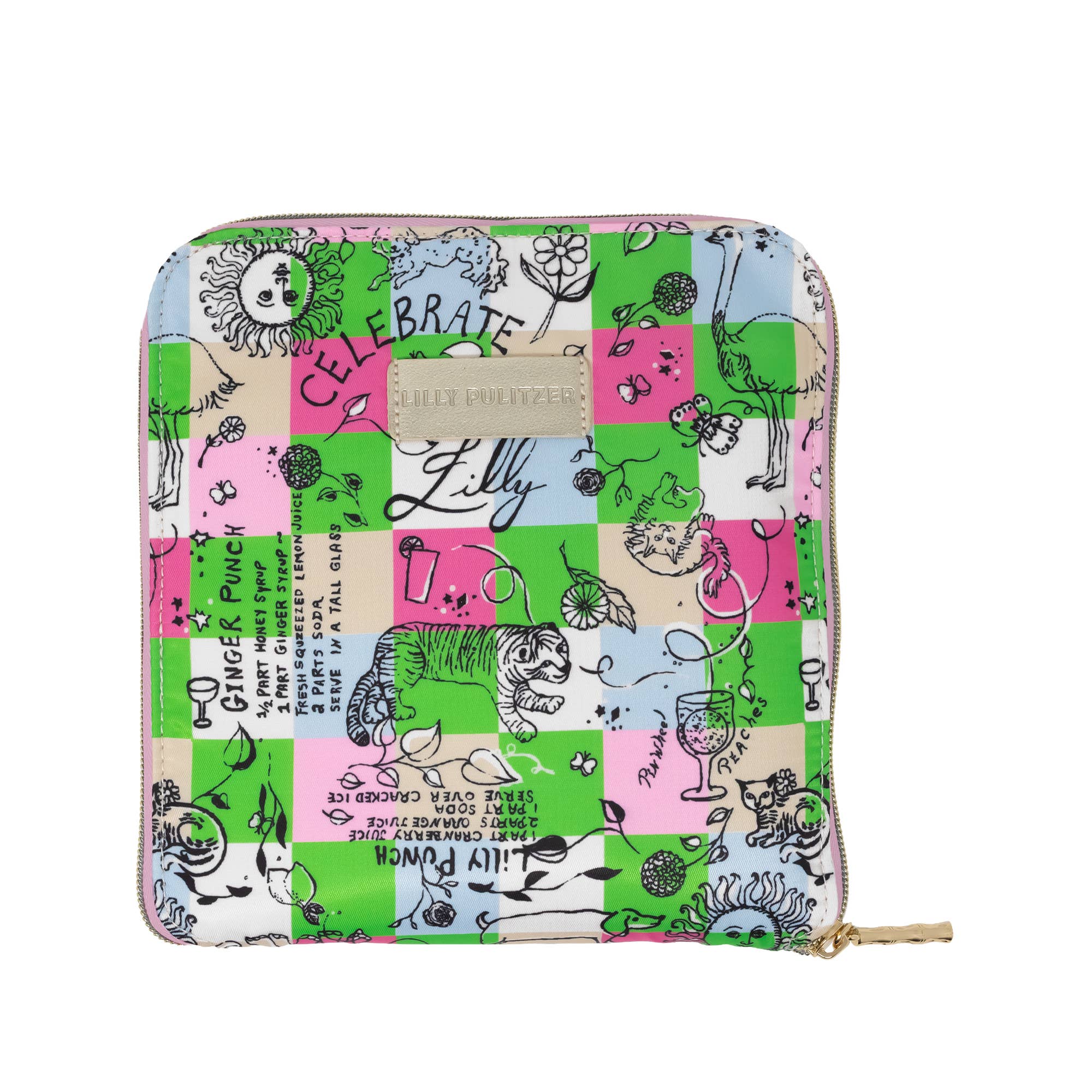 Packable Tote in Celebrate with Lilly Patch