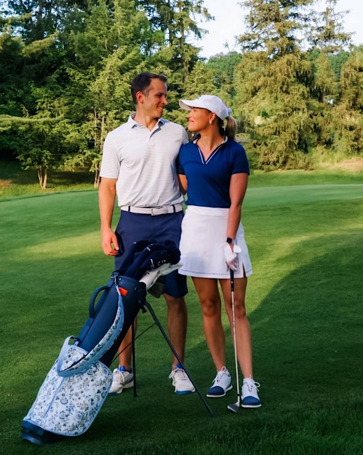 American Flag Bow Baseball Hat (Adult)