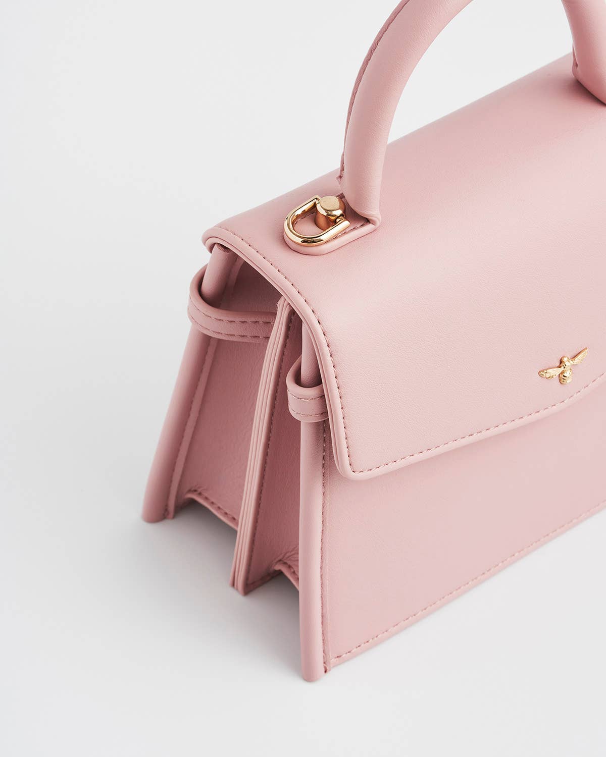 Pink Small Structured Tote