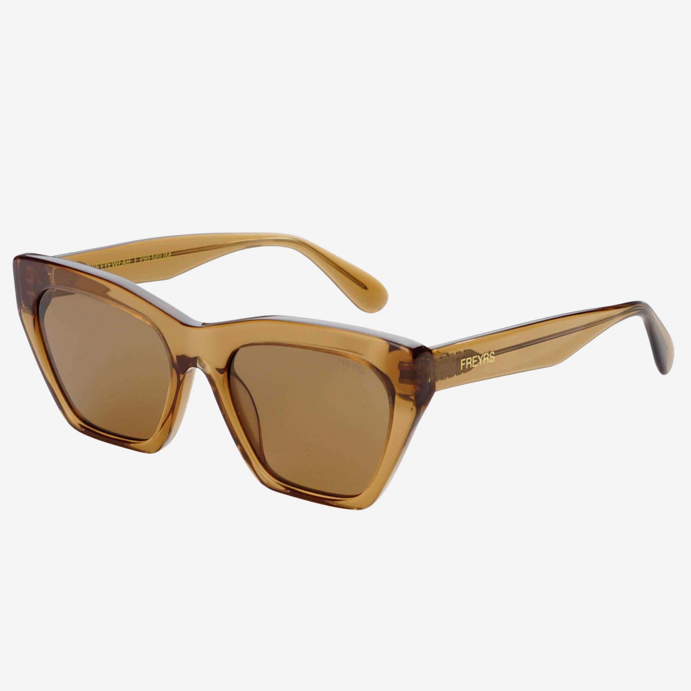 Gia Cat Eye Sunglasses in Brown