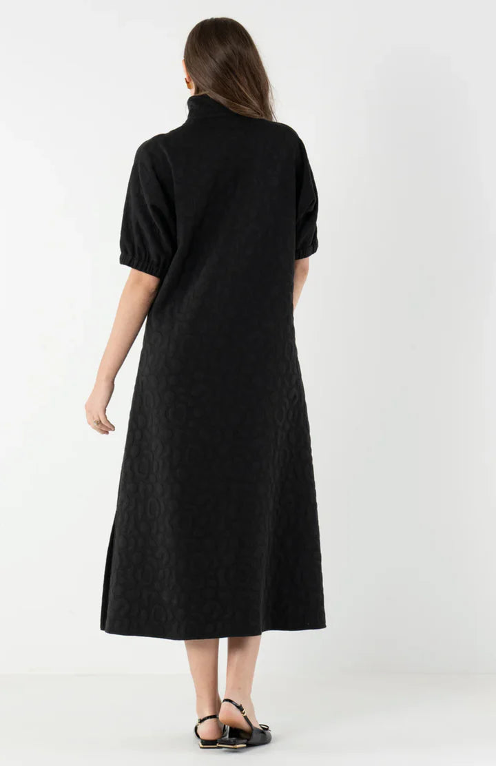 Poppy Maxi in Black Cheetah