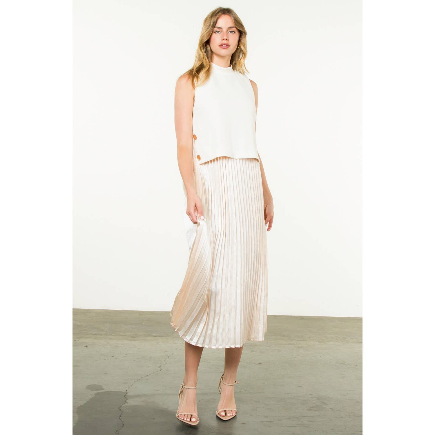 Davis Dress in Cream