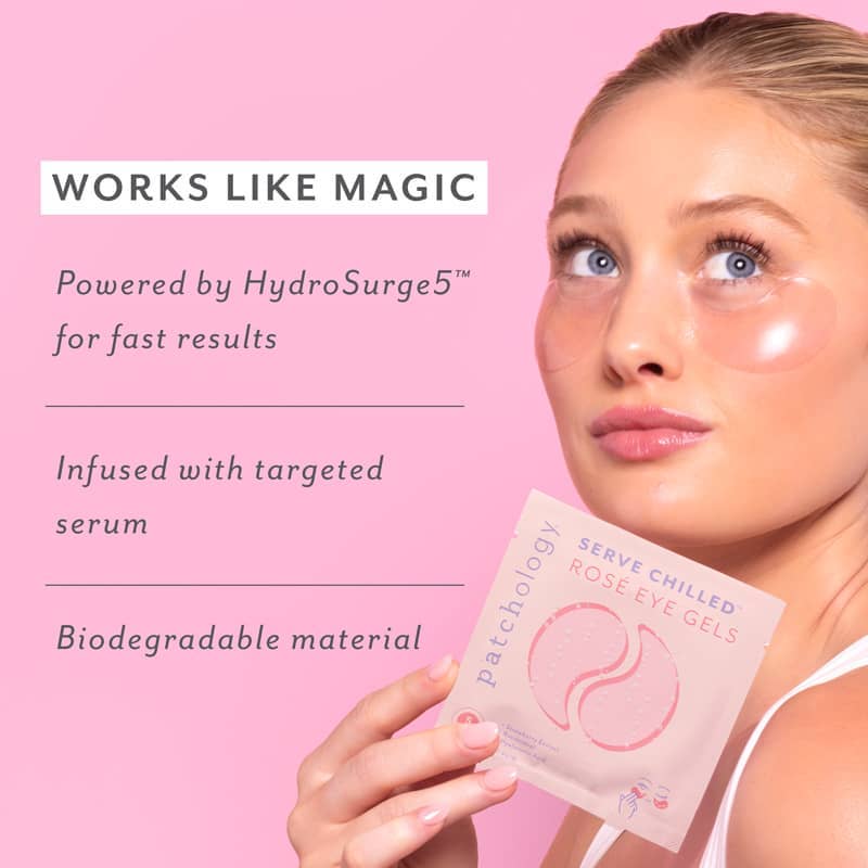 UNDER EYE Serve Chilled Rosé Hydrating Eye Mask Gels
