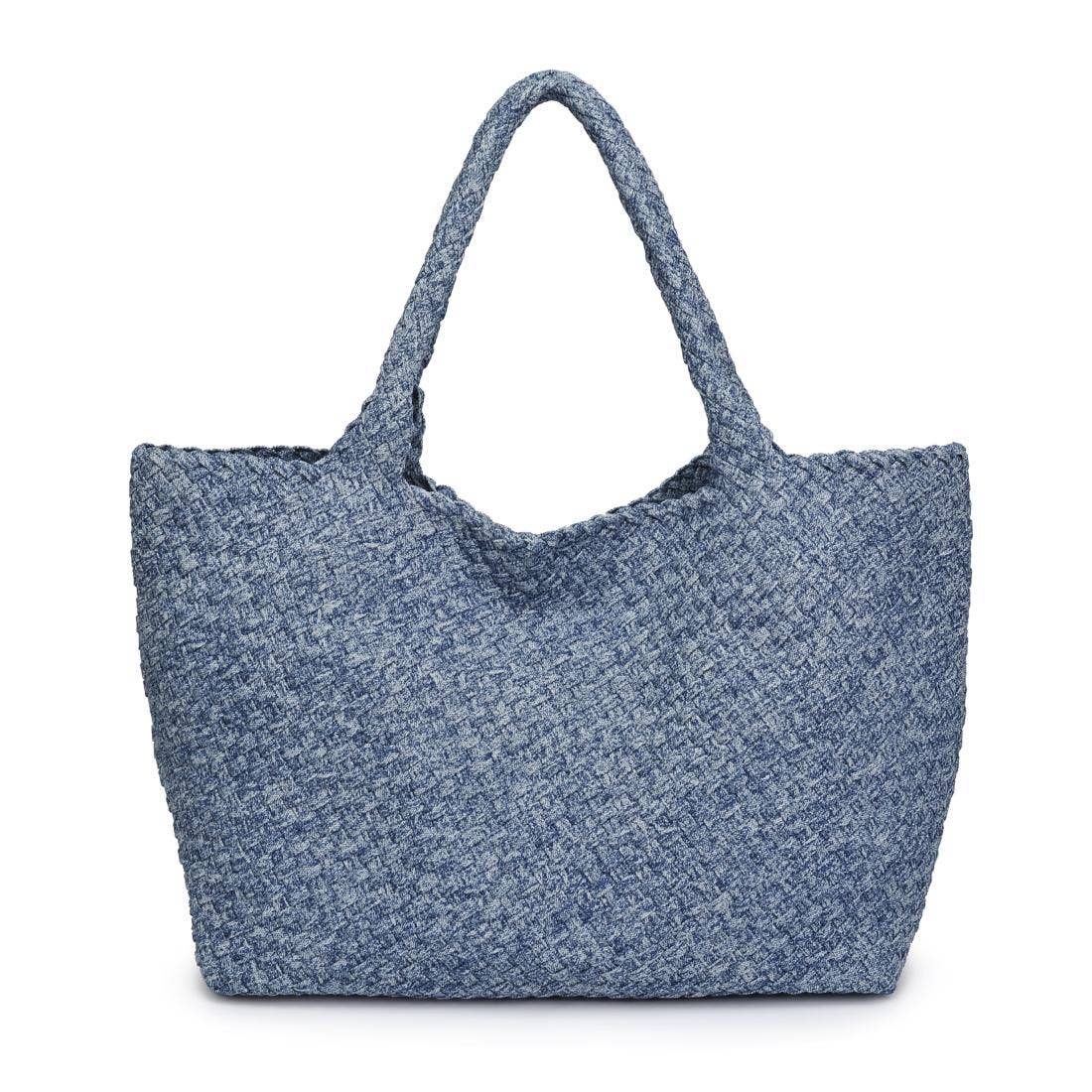 Sky's The Limit Large Denim Tote