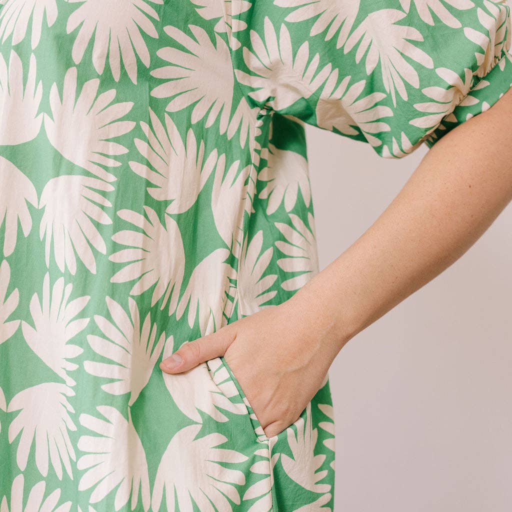 Oasis Dress in Viridian Tile