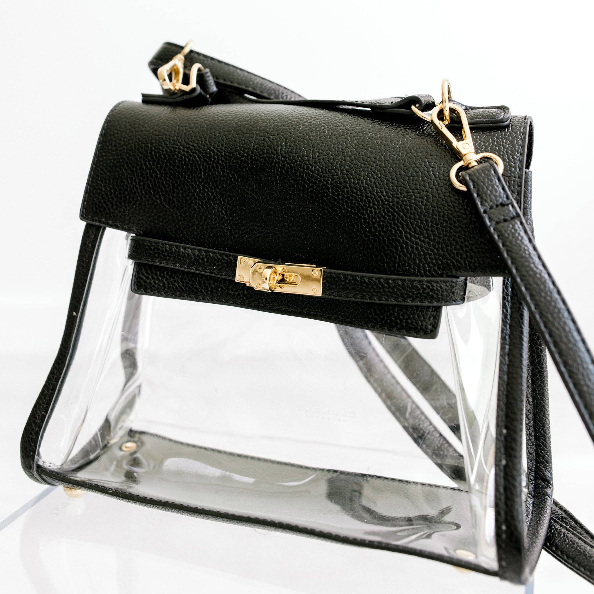The Susan Clear Stadium Bag in Black