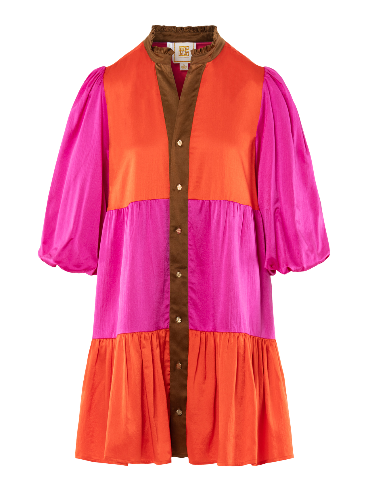 Sadie Dress in Venetian Colorblock