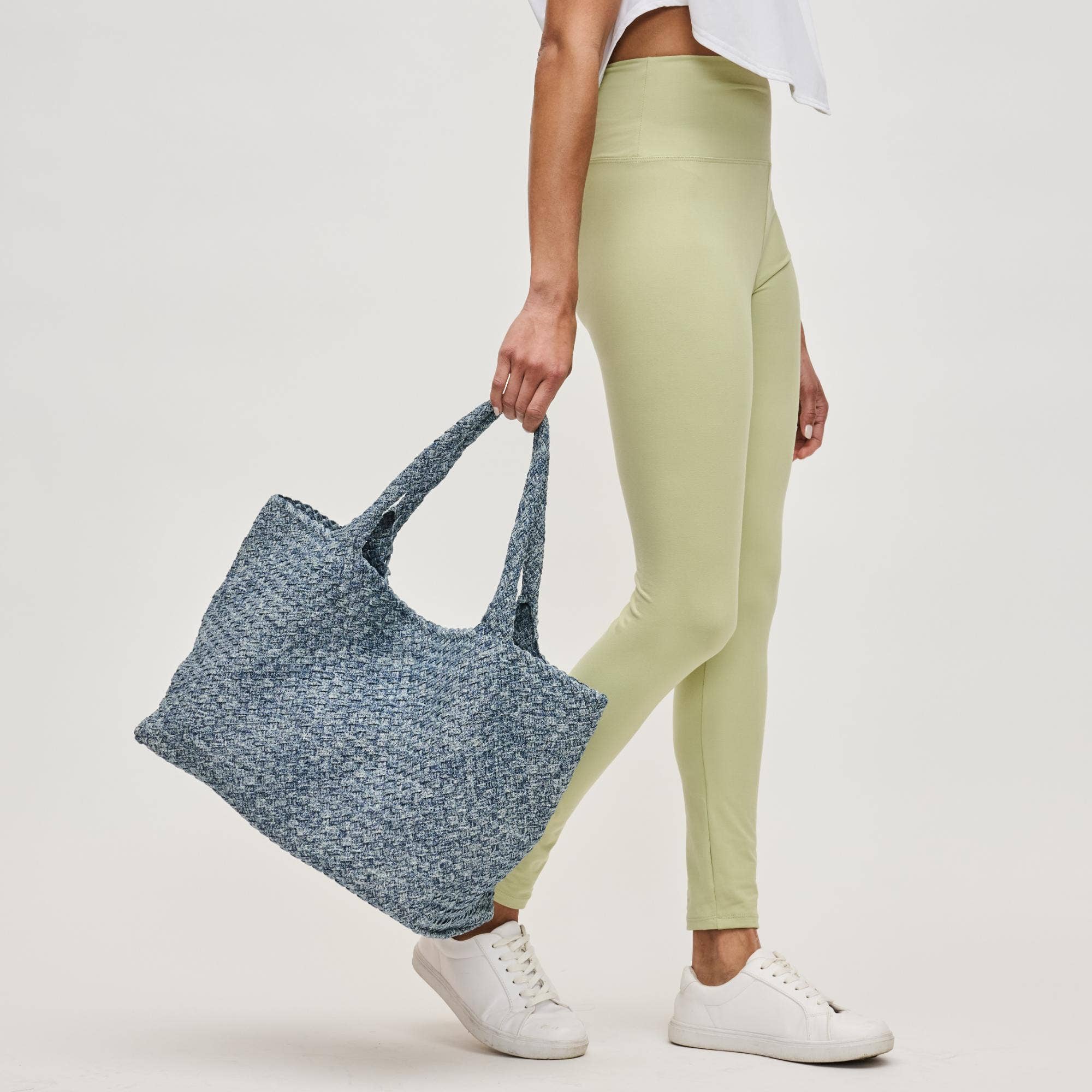 Sky's The Limit Large Denim Tote