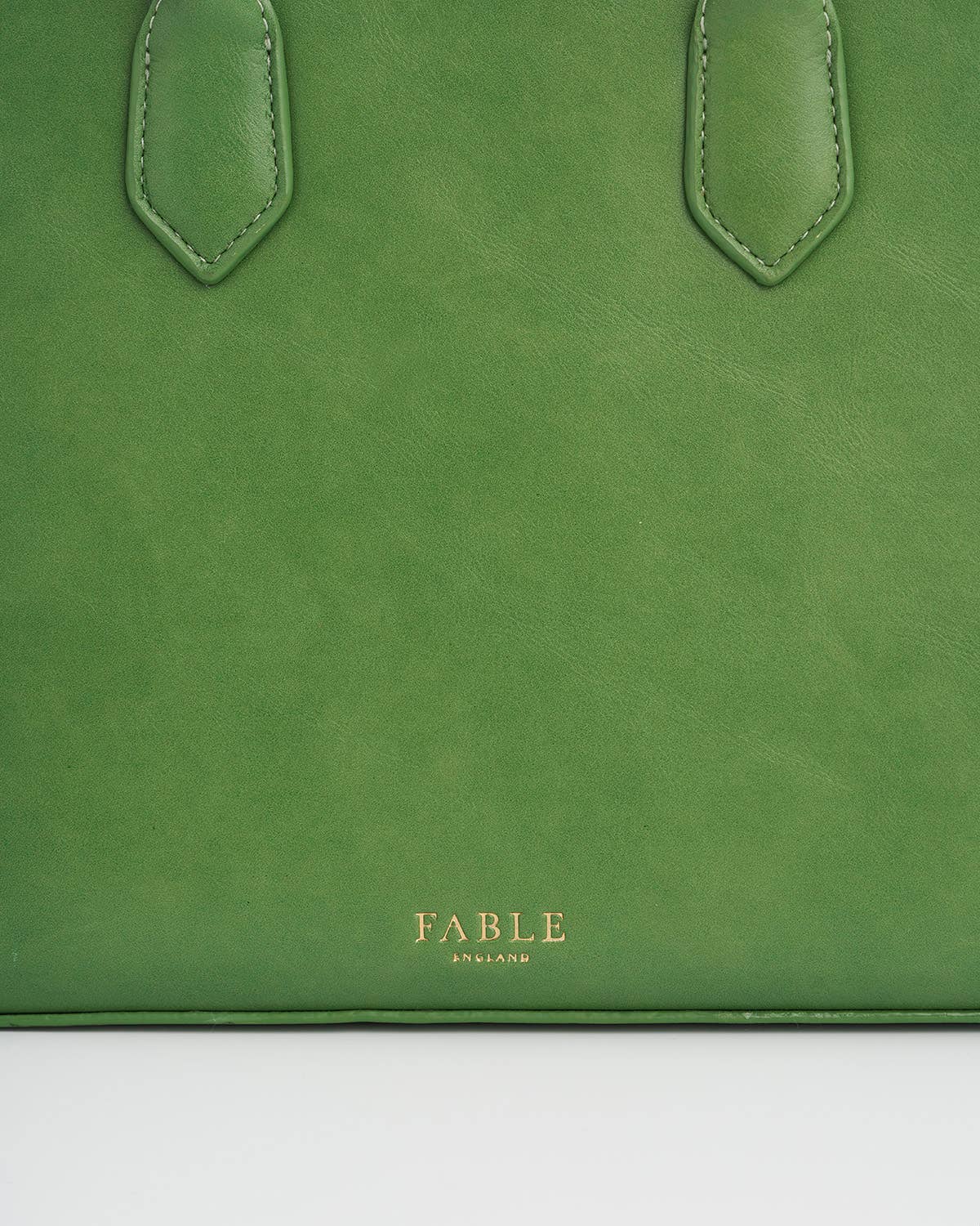 Garden Floral Green Structured Tote