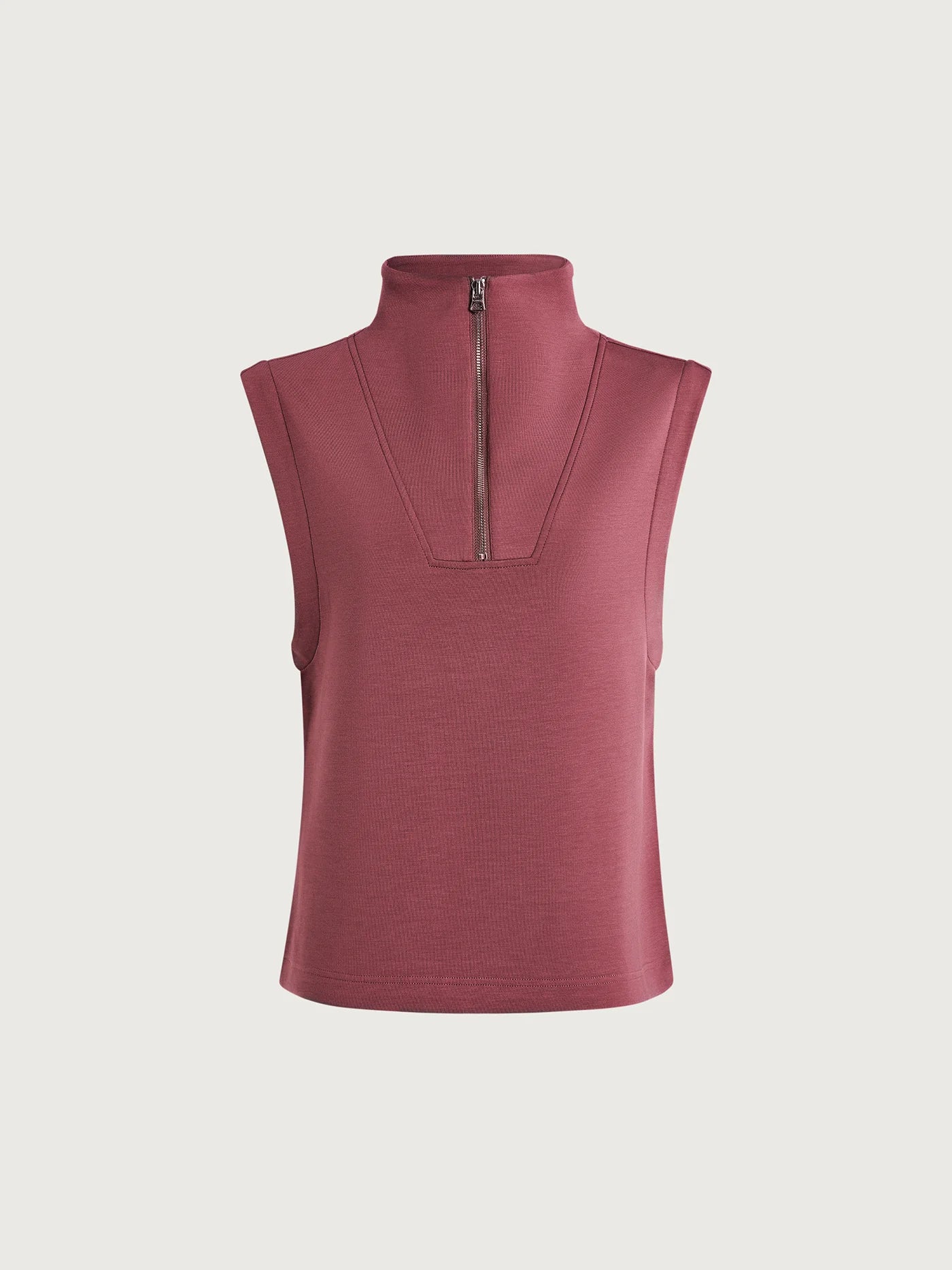 Magnolia 2.0 Half-Zip Tank in Wild Rhubarb