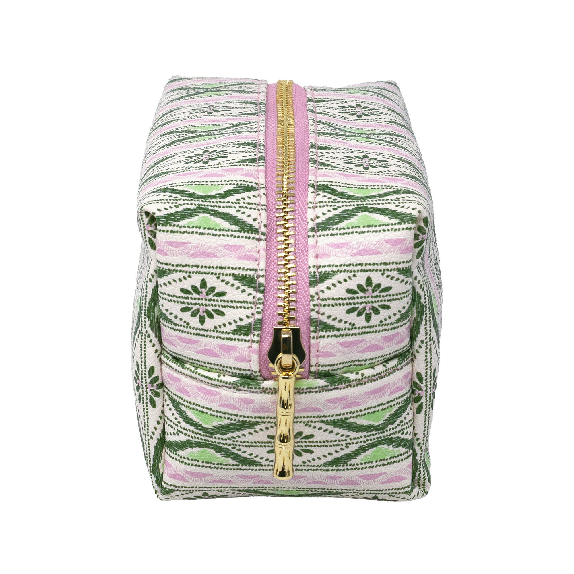 Toiletry Case, Textured Palm Stripe