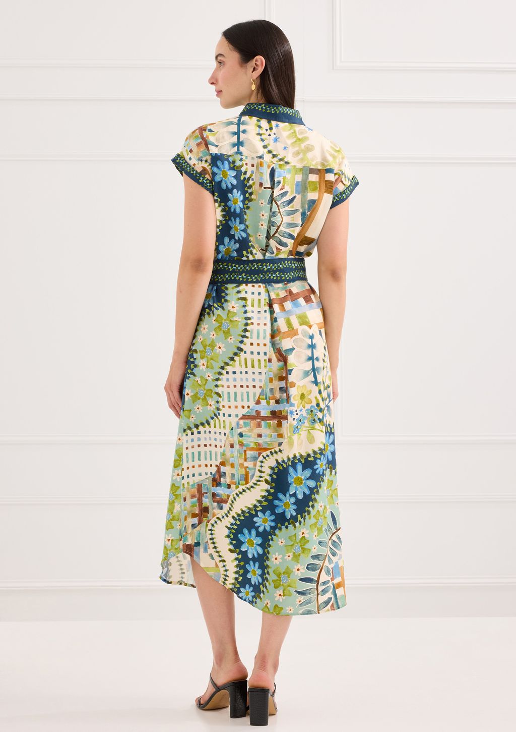 Willa Dress in Mosaic Meadow