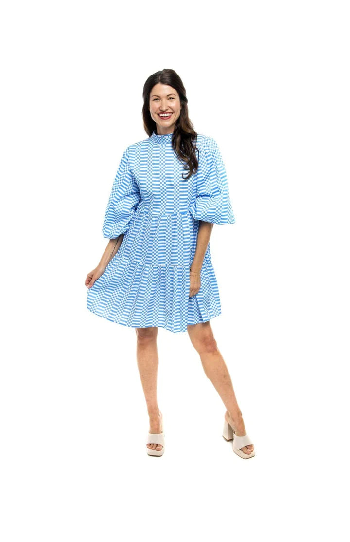 Aubrey Bubble Sleeve Mini Dress
