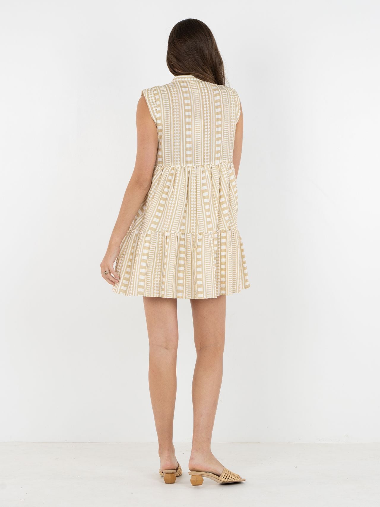 Dolce Dress in Piazza Stripe