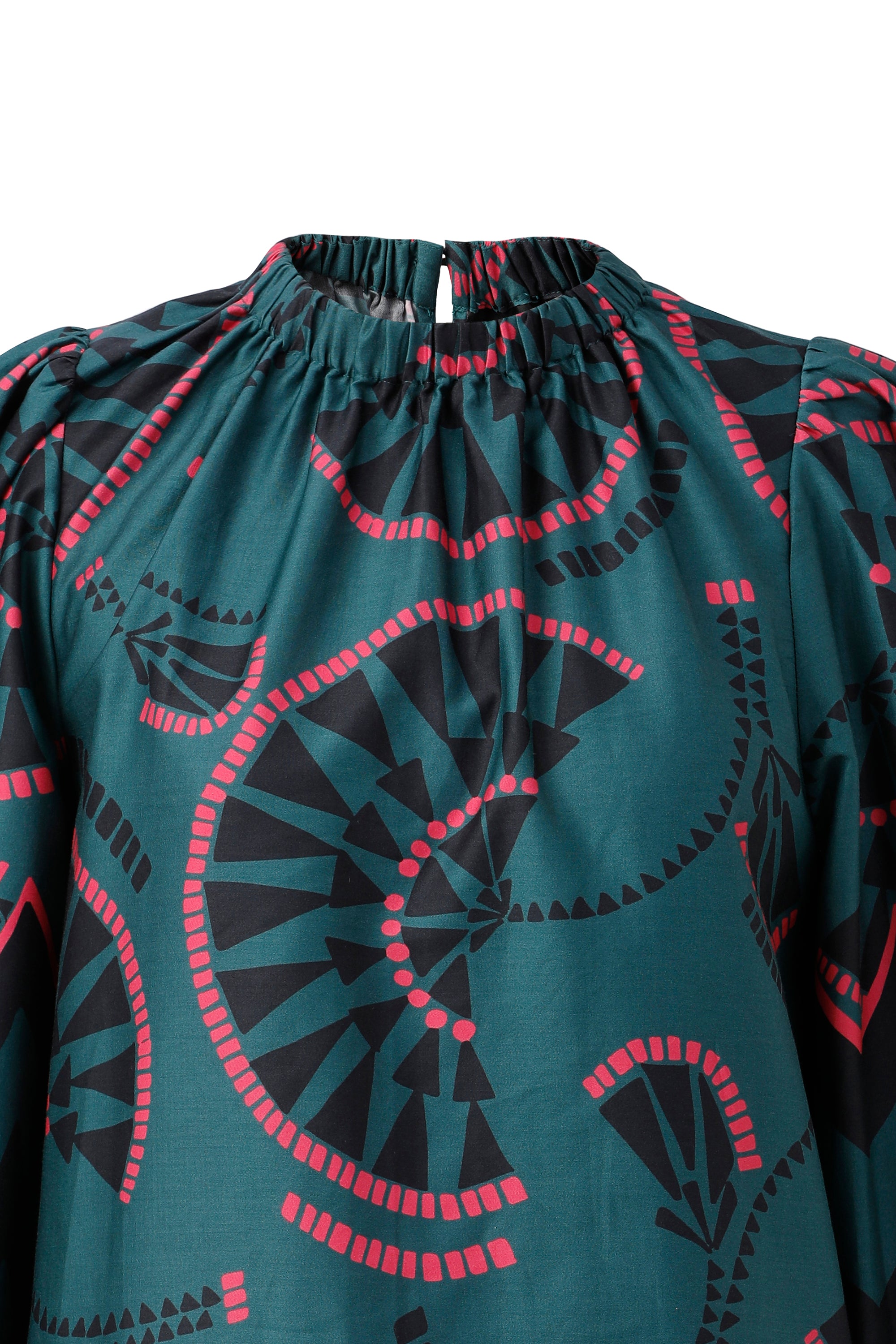 Lilly Blouse in Dark Moss