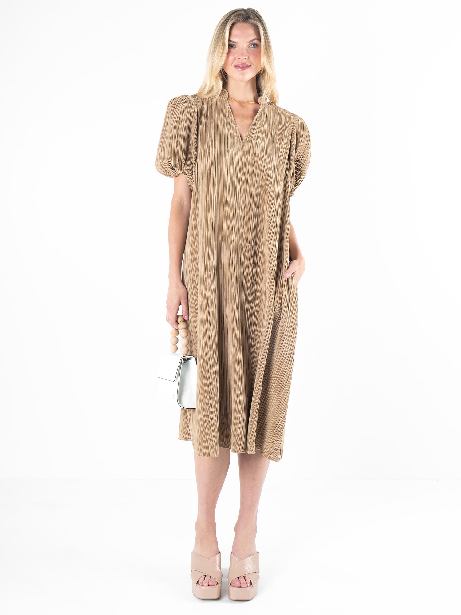 Hampton Dress in  Lark