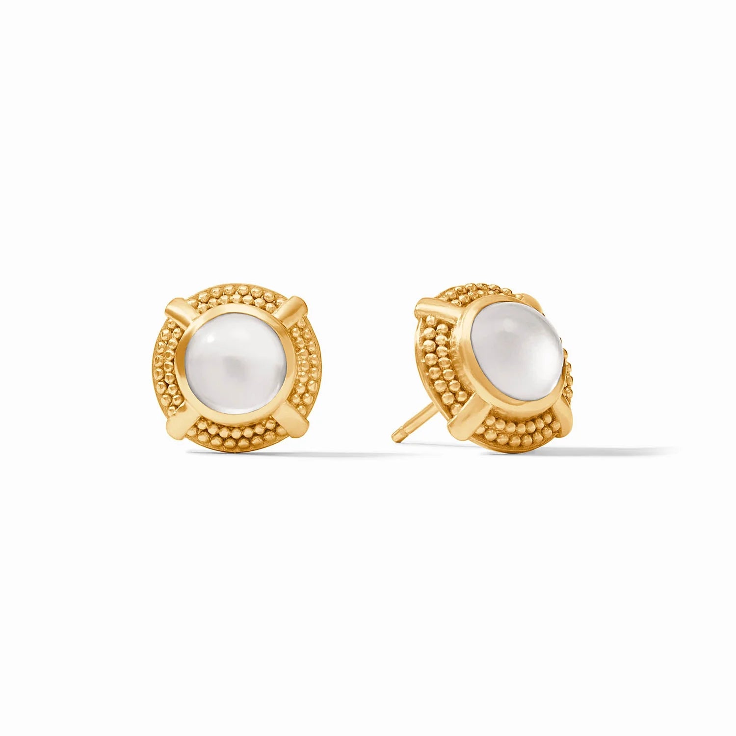 Cabochon Stud Earring