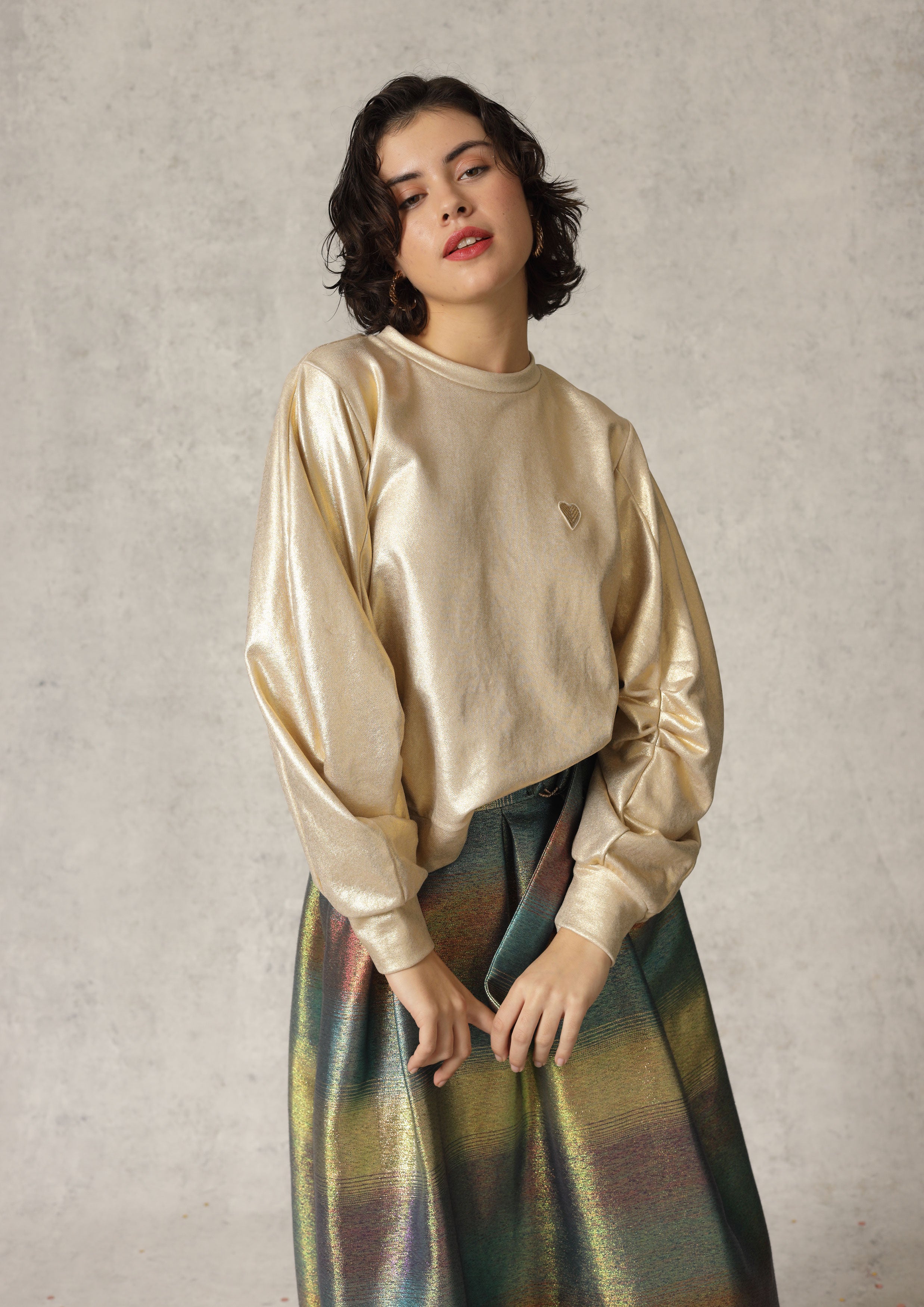 Jemma Sweatshirt in Gold