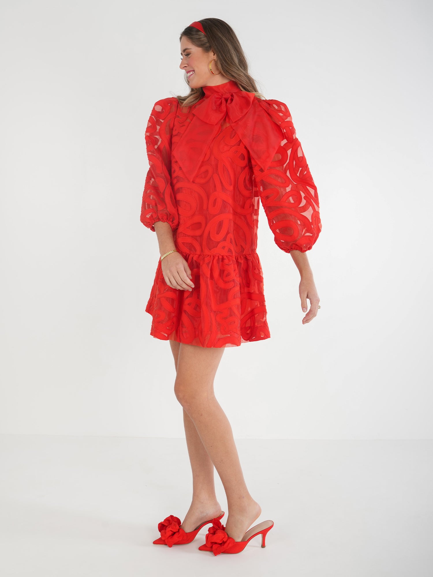 Bella Dress in Red Joy