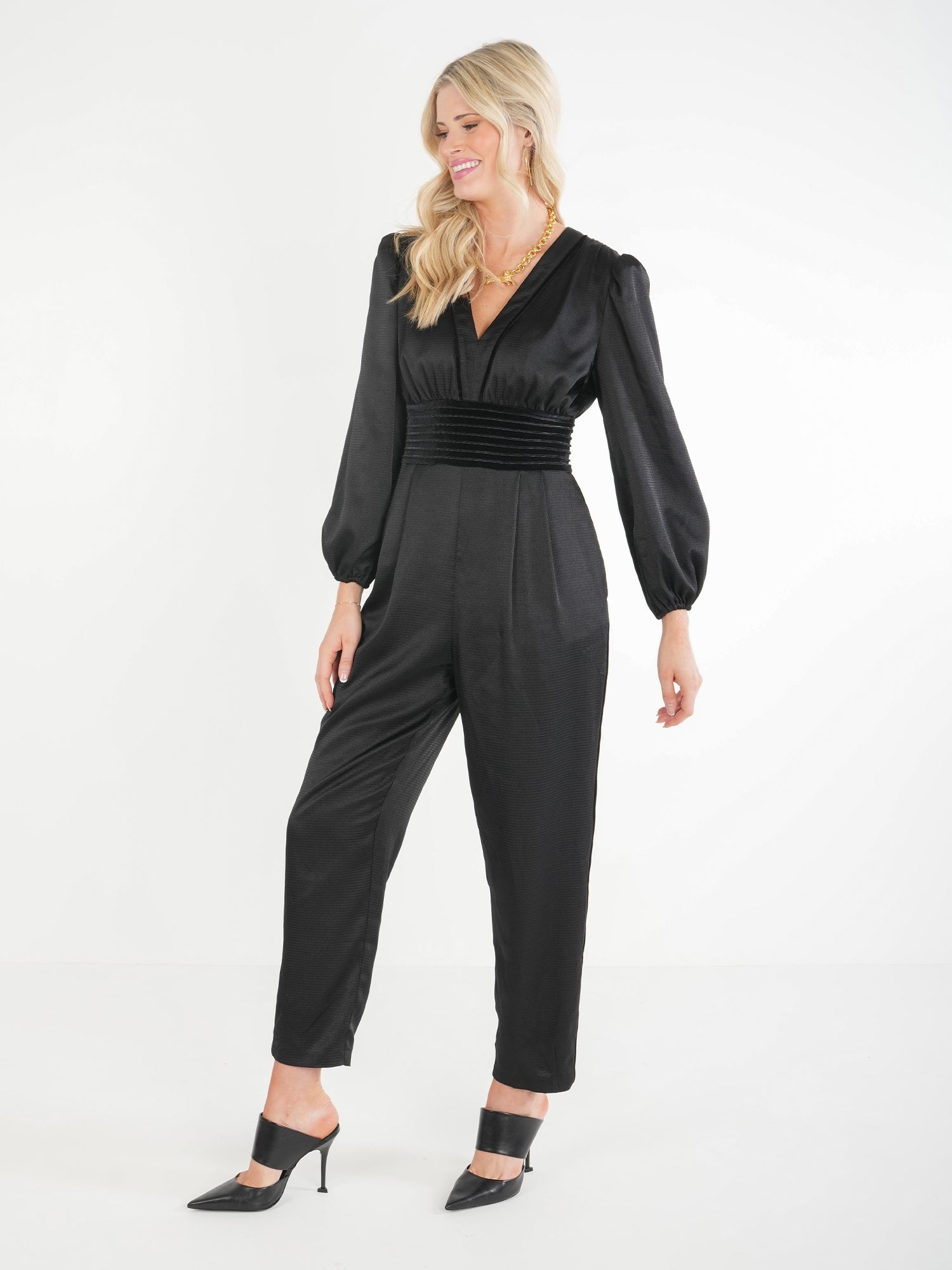 Isla Jumpsuit in Silent Night