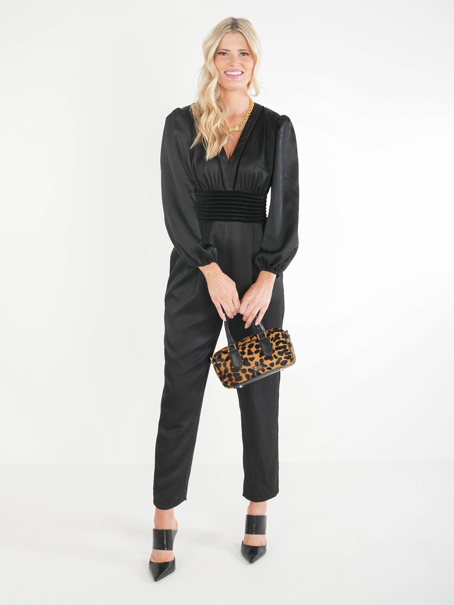 Isla Jumpsuit in Silent Night