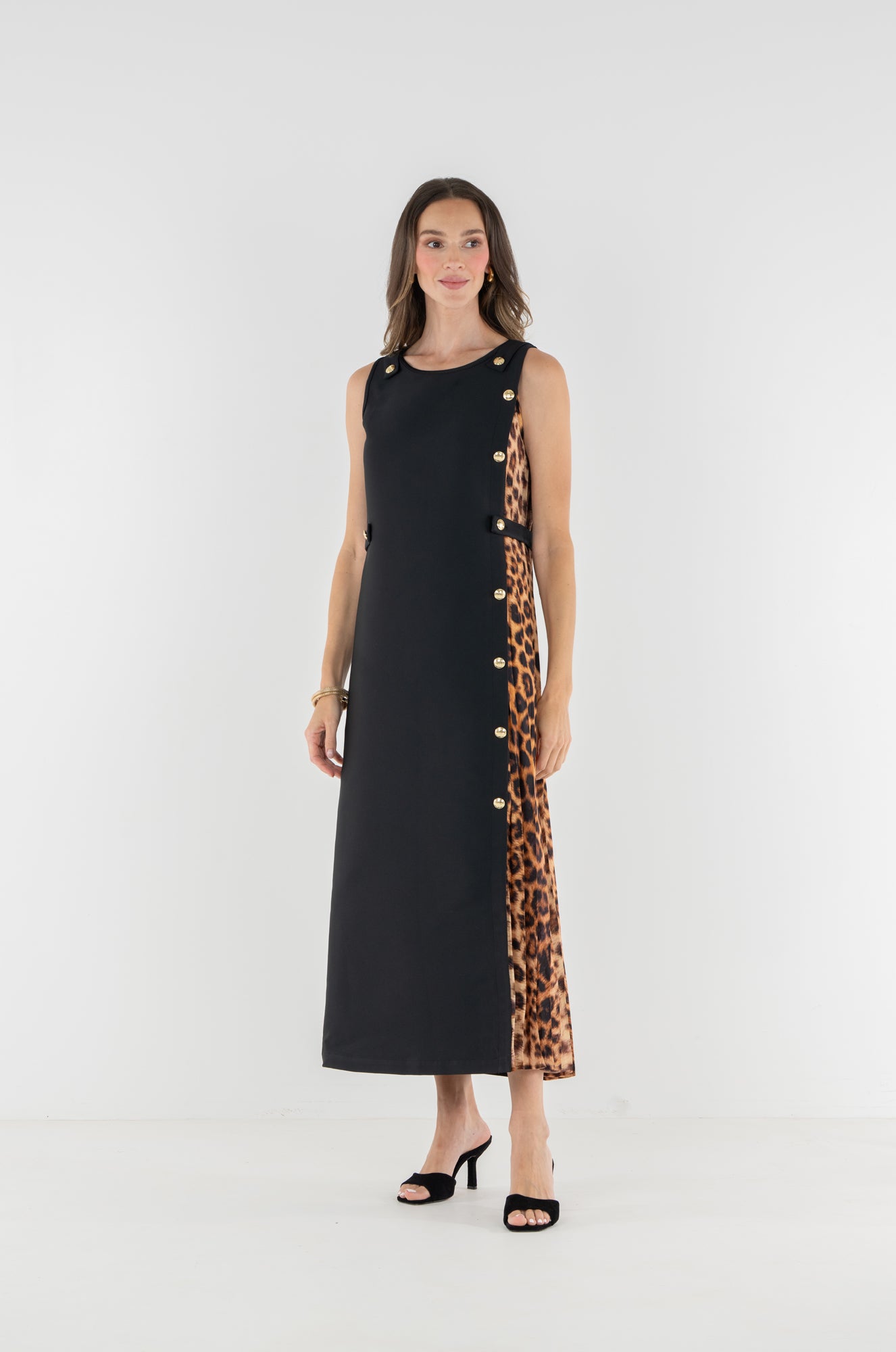 Arden Dress in Black Tie